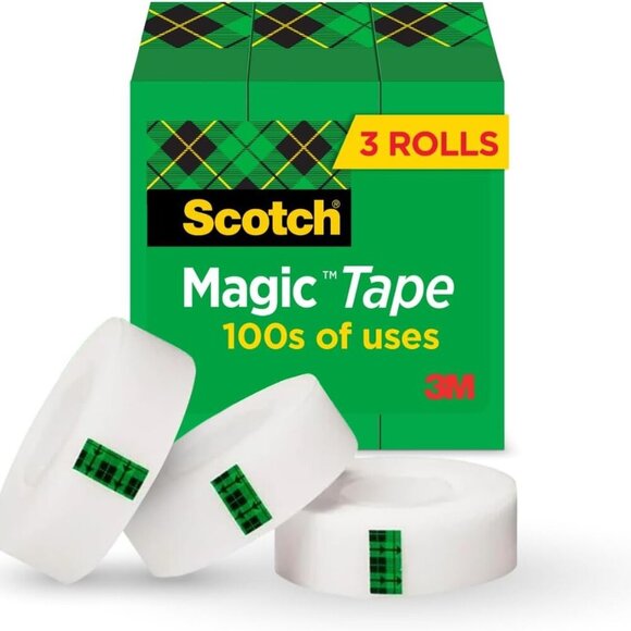 Magic Tape, Invisible, Home Office Supplies and Back to School Supplies for Coll - Picture 1 of 14